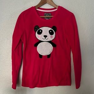 Piyama cozy Panda top